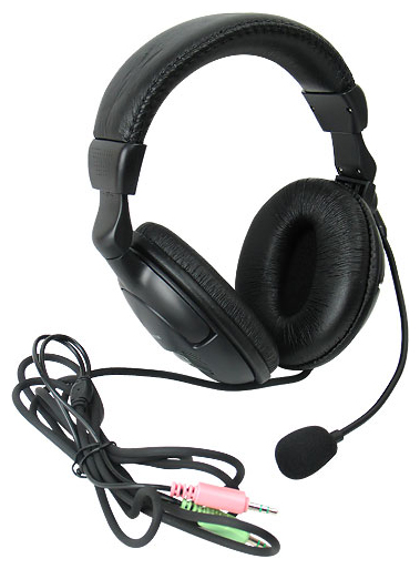 Стерео наушники + микрофон DEFENDER HN-898 (с регулятором громкости)